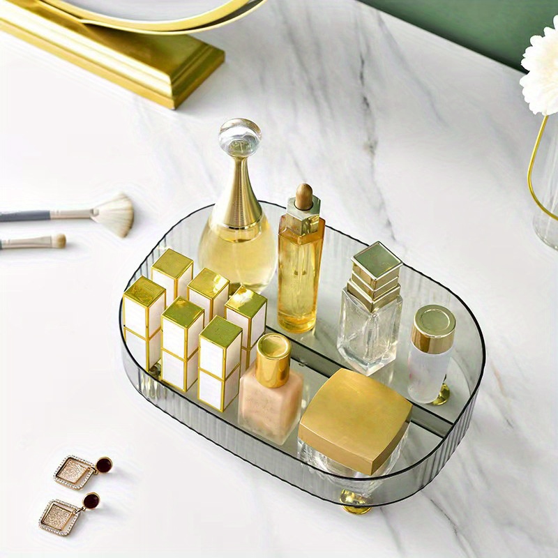 1ta kompyuter uchun stol kosmetika saqlash qutisi stol zargarlik buyumlari saqlash qutisi yoritgich mahsulotlar uy jihozlari tashkilotchisi qavat tafsilotlari 4