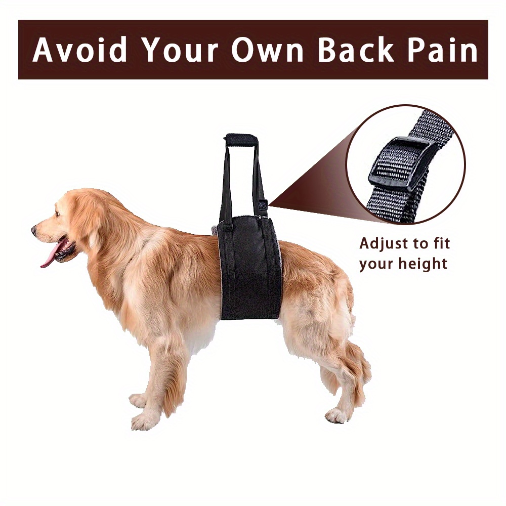 Dog Lift Harness Dog Sling For Dogs Hind Leg Support Sling Rear Leg Support To Helps Old Pets Temu