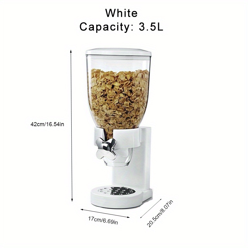 1pc Máquina Cereales Solo/doble Barril Dispensador Cereales - Temu