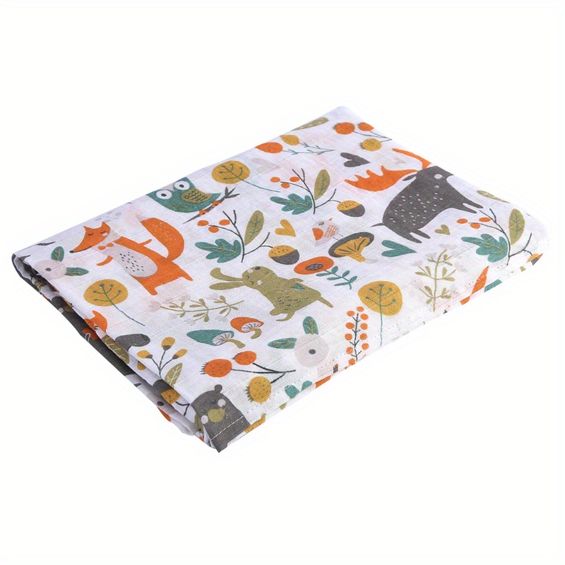 100% Cotton Soft Baby Swaddle Blanket, Stroller Towel