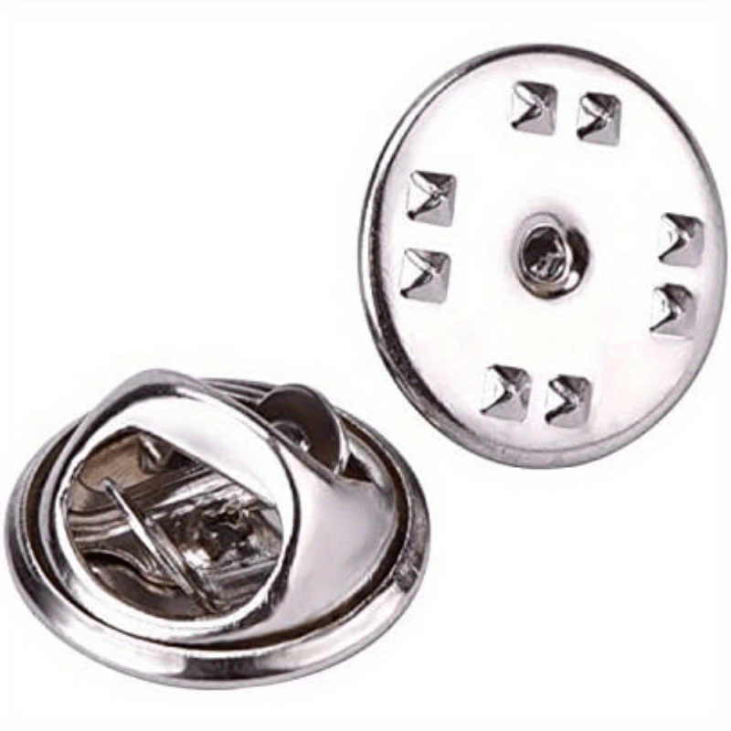 Silvery Pin Backs Lapel Pin Backs Butterfly Clutch Pin Backs - Temu