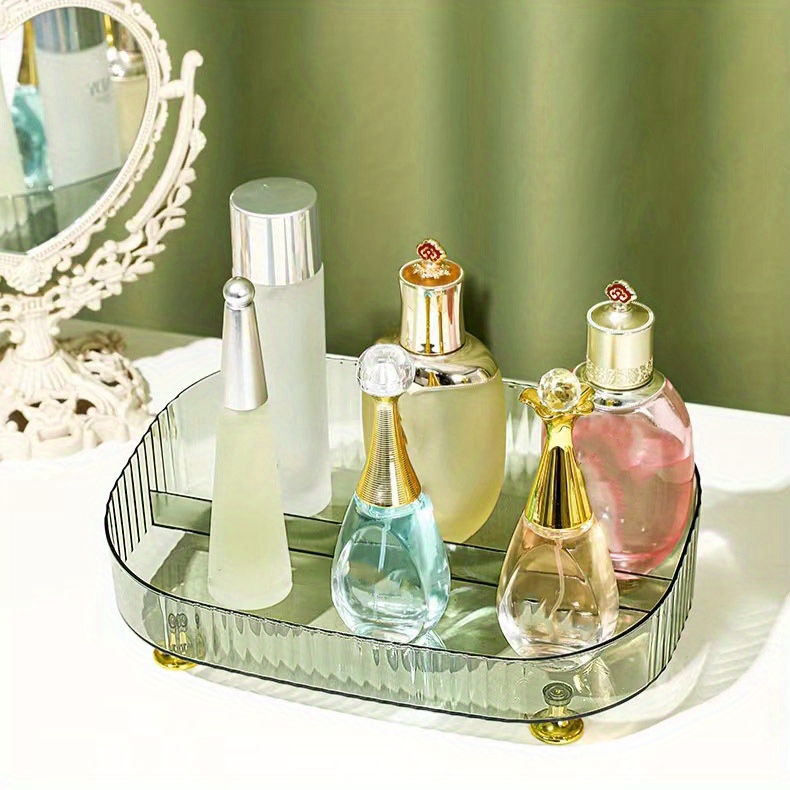 1ta dona stol kosmetik saqlash qutisi stol zargarlik buyumlari saqlash qutisi yoritgich mahsulotlar uy jihozlari tashkilotchisi qavat tafsilotlari 0