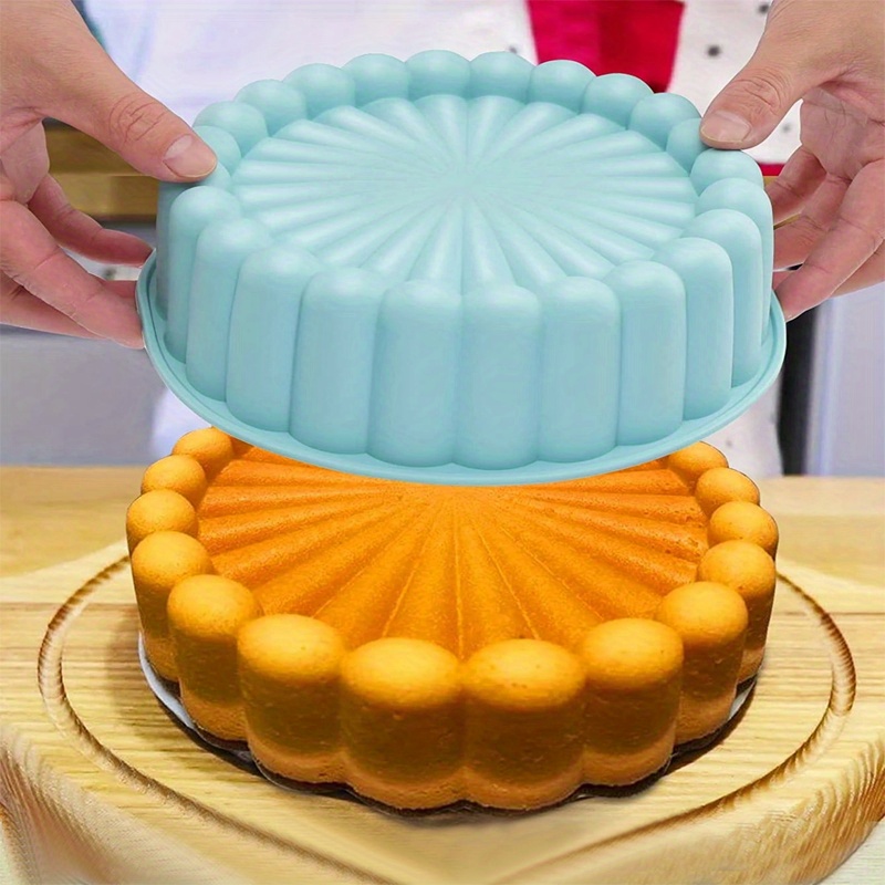 Round Cake Mold, Silicone Cake Pan, Manual Cake Mode, Non-stick Cake Mold, Baking  Pans For Wedding Birthday Party, Diy Baking Tool, Multifunctional Household Cake  Mold, Kitchen Supplies, Baking Supplies - Temu