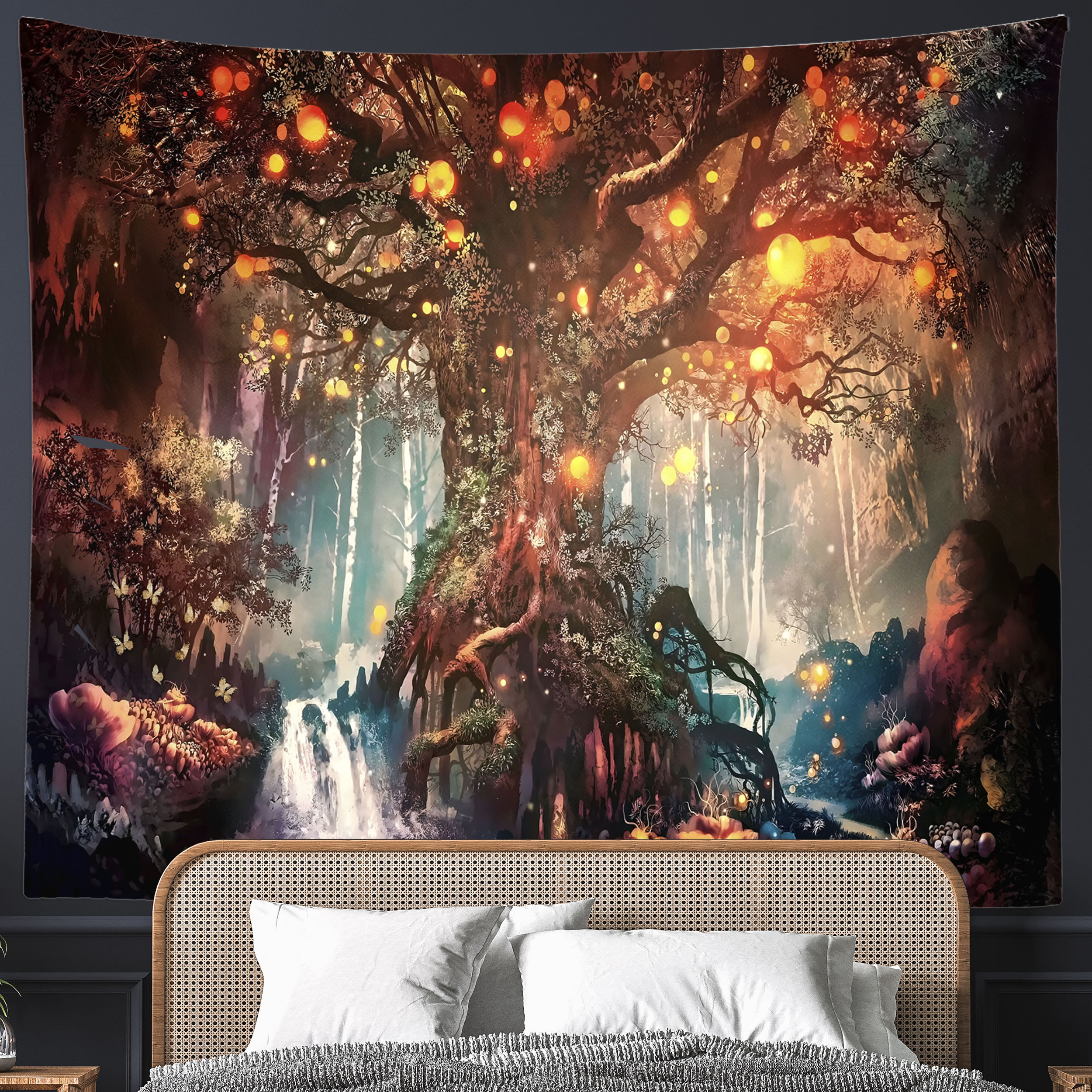 Large Canvas Forest Elf Fantasy Wall Art Prints Home Decor Wall Hangin –  Awaken Art Store