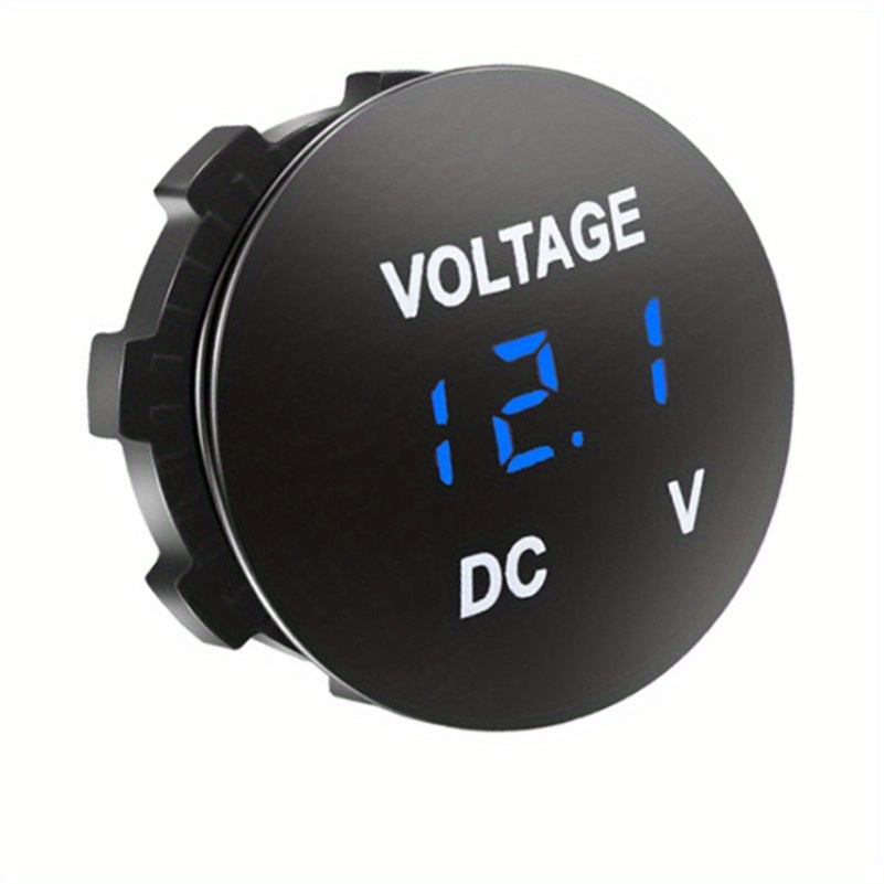 Voltímetro Mechero Digital 12v 24v Voltimetro Medidor de Voltaje