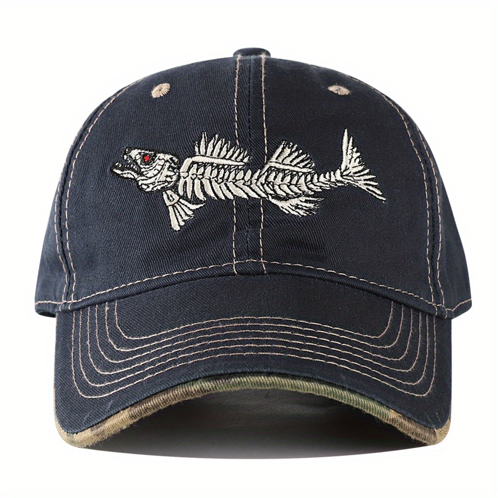 2023 Gamakatsu Sunshade Fishing Cap Cotton Embroidery Mens Snapback Hats  Adjustable Baseball Trucker Cap Fishing Wear