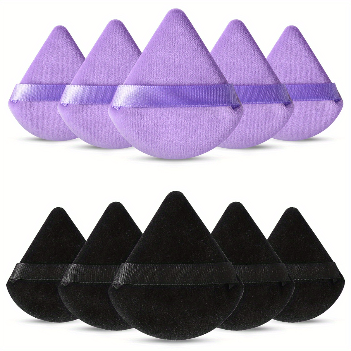 Powder Puffs Triangle Cosmetic Powder Puff Reusable Soft - Temu