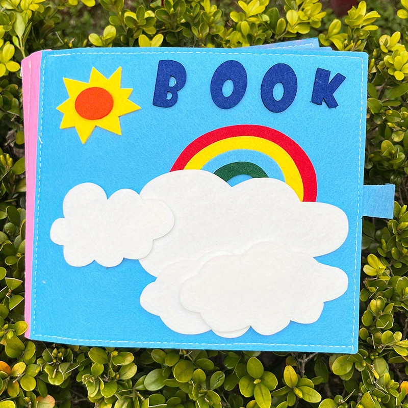 Jollybaby Libro suave y ocupado, libro silencioso Montessori juguetes para  niños de 1, 2, 3 años, juguetes para bebés, juguetes para niños pequeños