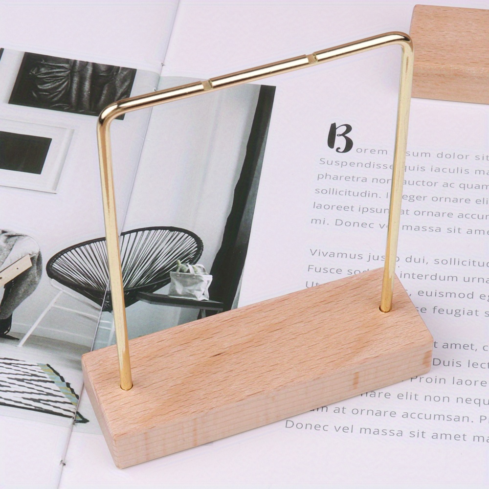 Classic Metal Golden Shape Jewelry Display Rack