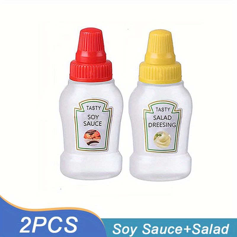 Mini Bouteille de Ketchup de Tomate Portable, Petite Bouteille de