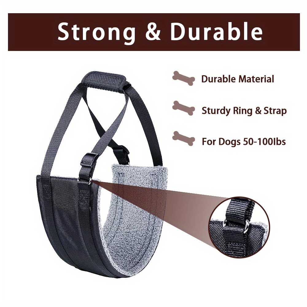 Dog Lift Harness Dog Sling For Dogs Hind Leg Support Sling Rear Leg Support To Helps Old Pets Temu