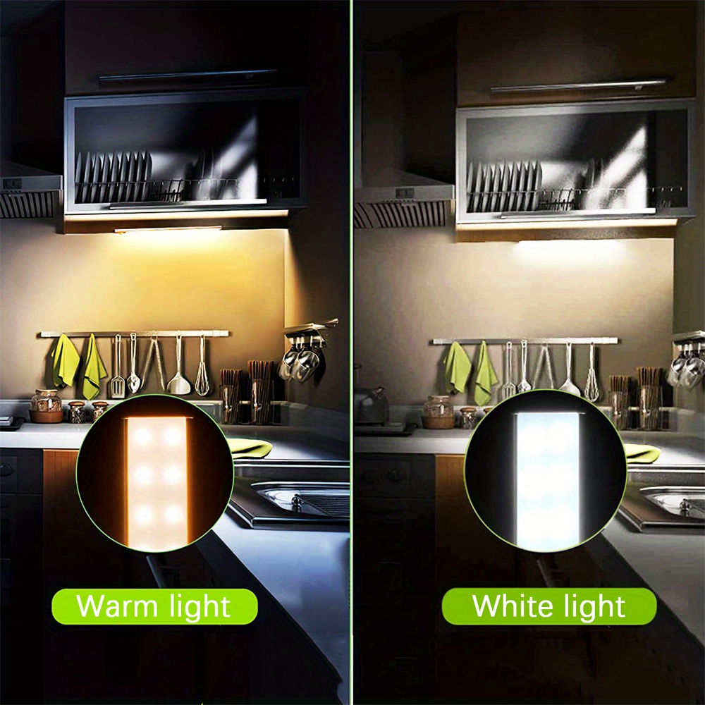 light up your home with 1pc motion sensor cabinet light usb rechargeable battery powered details 3