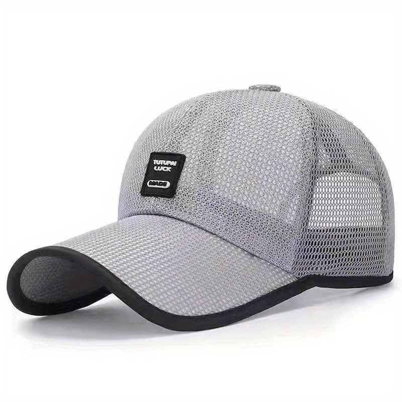 Breathable Mesh Baseball Cap For Men