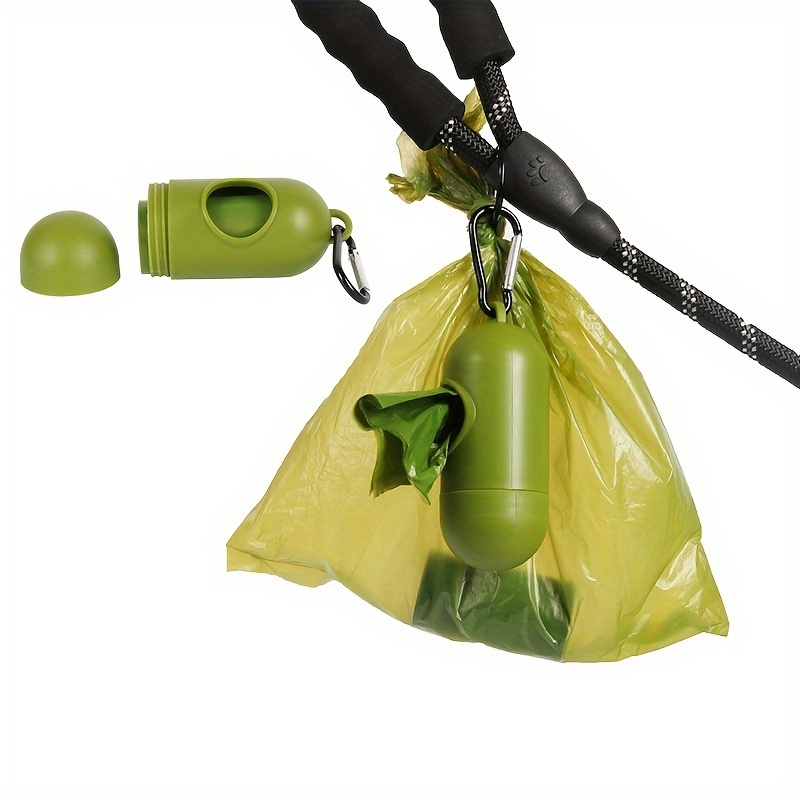  TAOZHIYAO Dispensador de bolsas de desechos de excrementos de  perro de mascota, lindo soporte para bolsa de excrementos de perro con  botella desinfectante de manos (verde, perfumado) : Productos para Animales