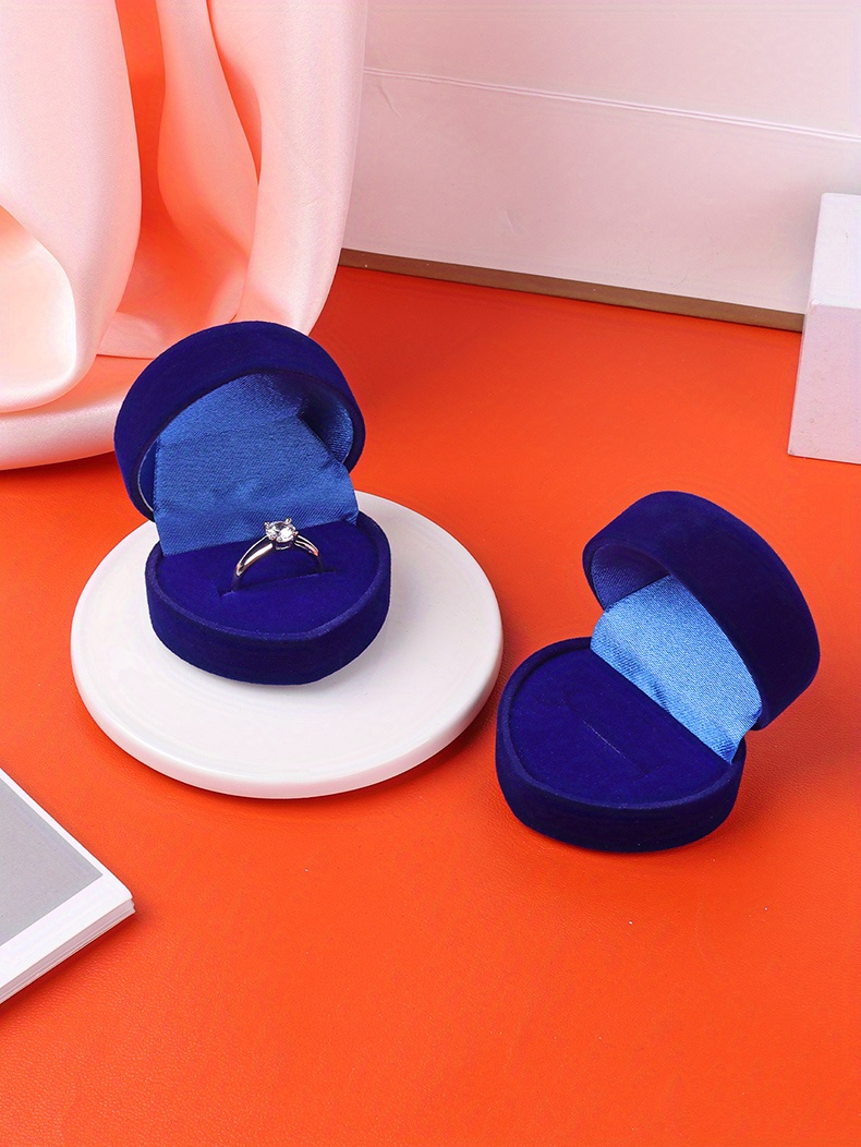 Dome Heart Ring Box Mini Heart Ring Box Wedding Exchange Temu