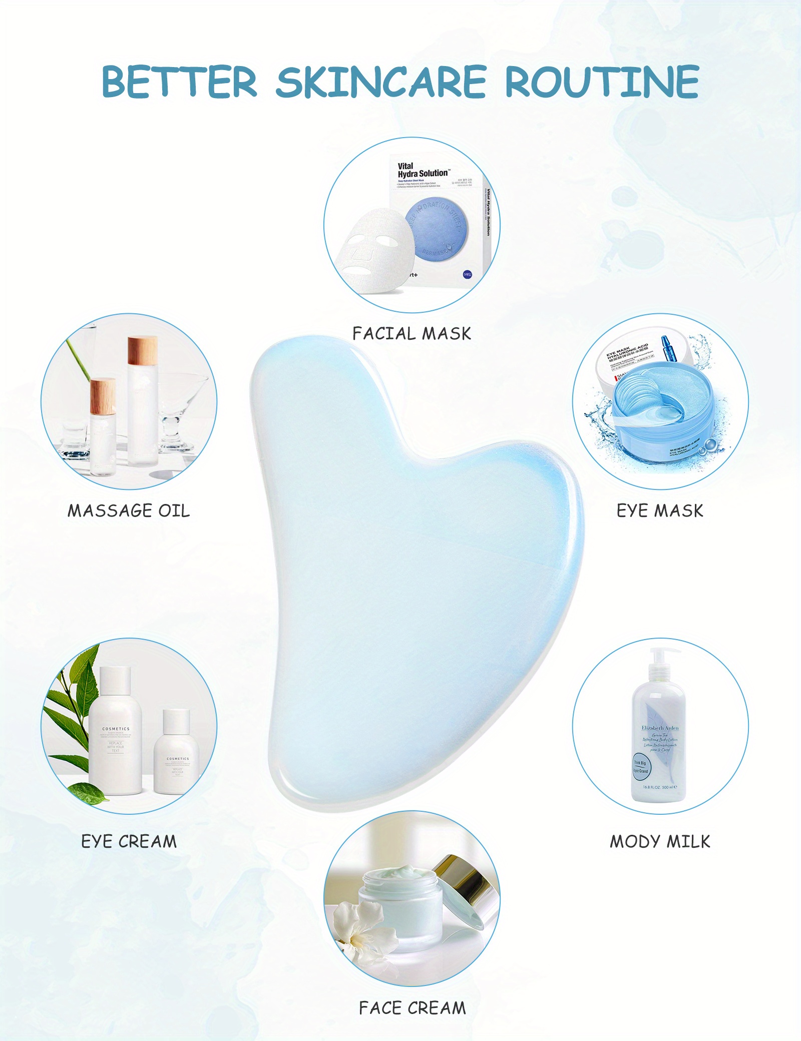 Double Chin Reducer Gua Sha Massage Tool Face Eye Lift Temu Australia