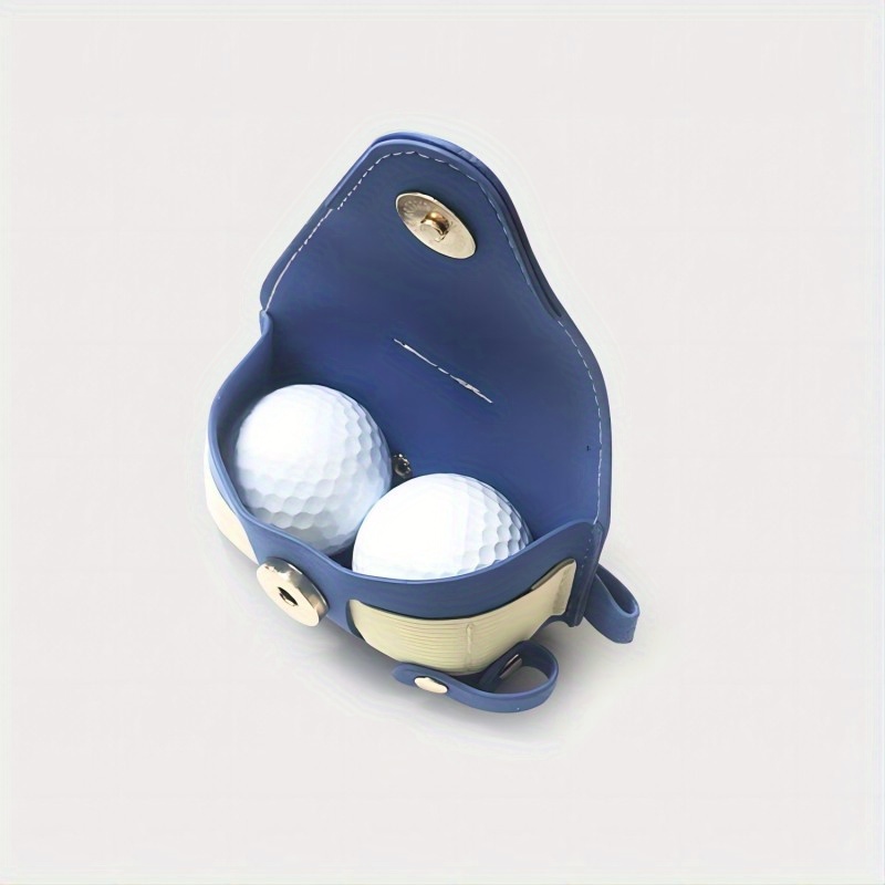 Golf Bag Flips Magnetic Suction Ball Nail Bag Belt Golfer Gift Waist Two  Balls Sports Accessories Pu Golf Bags, Buy More, Save More