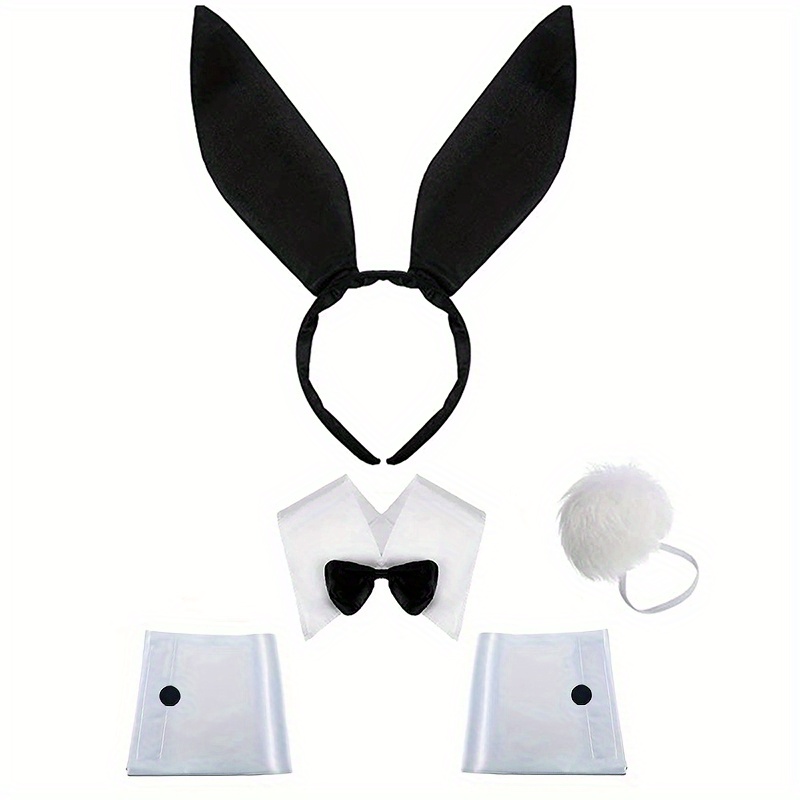 Women's Bunny Costumes Cosplay Dress Up Accessories With Bunny Ear Hoop