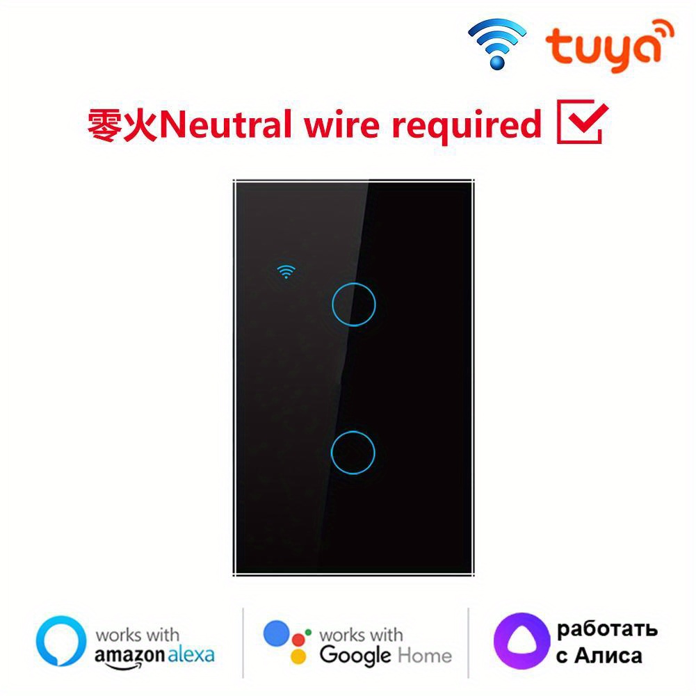 1 4way Tuya Smart Switch Requires Neutral Wire And Zero fire - Temu