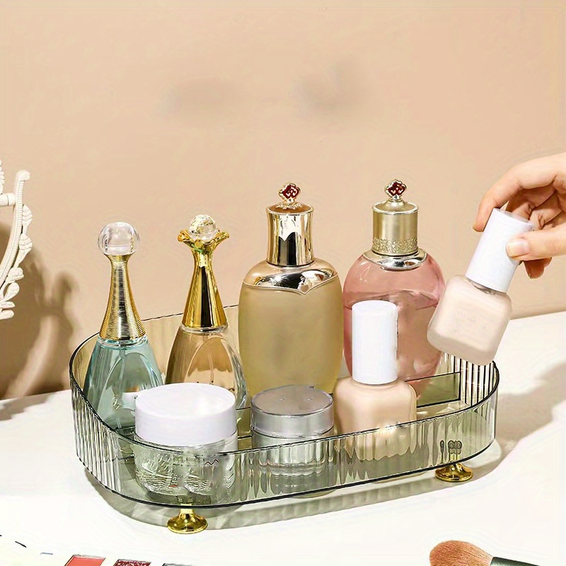 1ta kompyuter uchun stol kosmetika saqlash qutisi stol zargarlik buyumlari saqlash qutisi yoritgich mahsulotlar uy jihozlari tashkilotchisi qavati tafsilotlari 7