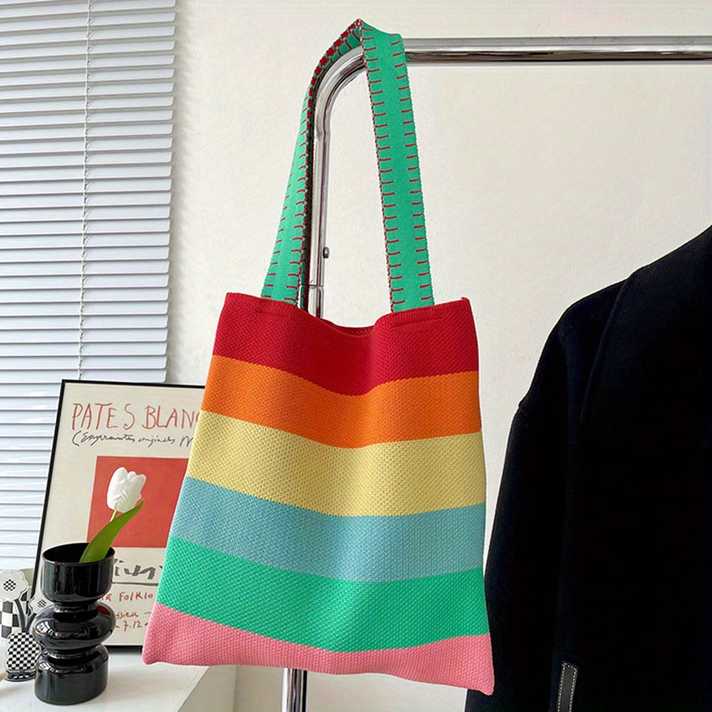 Flying tiger tote bag rainbow colourful