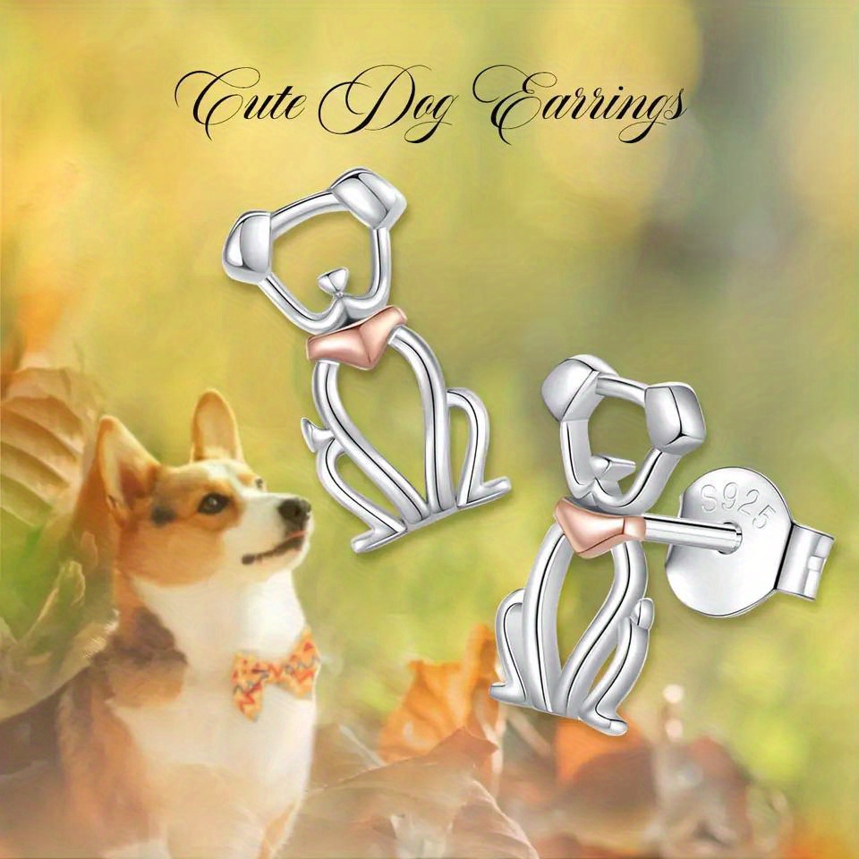 Cute dog clearance earrings