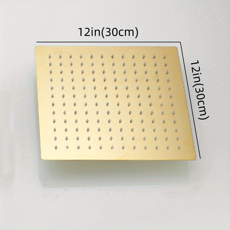 Ultra Thin Stainless Steel Rainfall Shower Head for a Soothing Spray