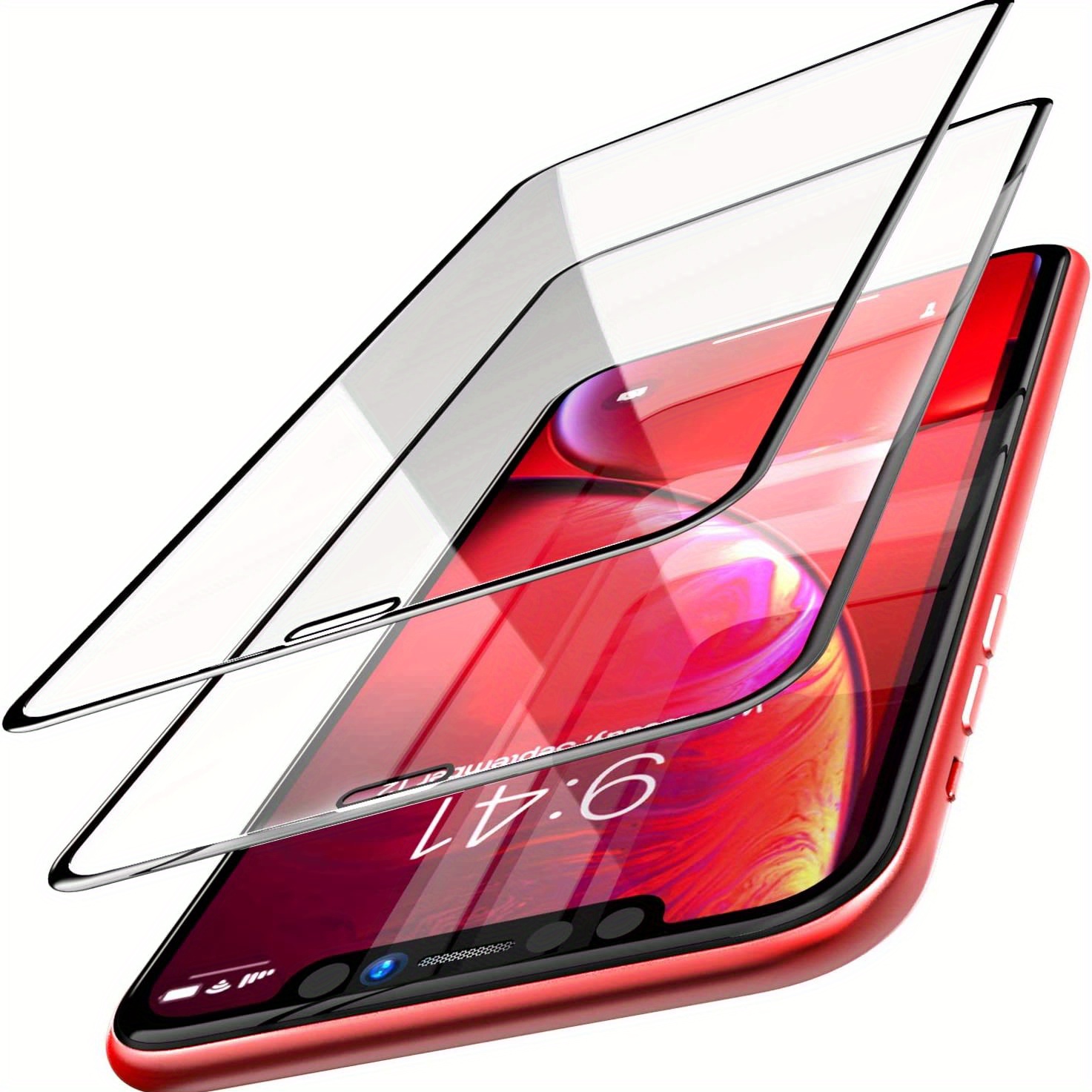 5D Tempered Glass Screen Protector Full Cover Compatible With iPhone XS Max  