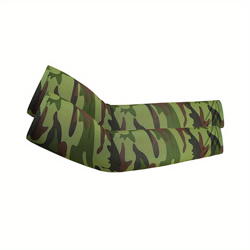Outdoor Ice Silk Sunscreen Arm Sleeves for Riding Fishing