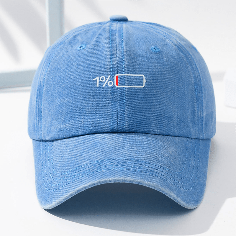 Buy Blue Logo Print Baseball Cap for Men