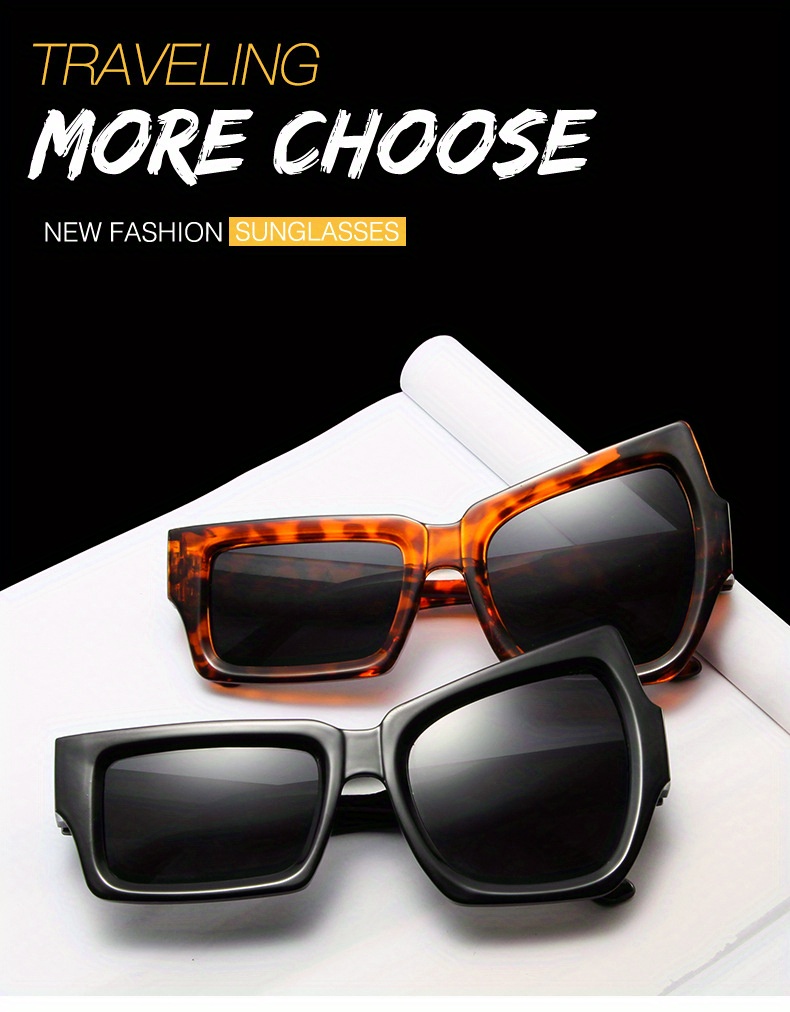Mens Fashion Irregular Square Sunglasses Brand Design Cool Sun Glasses  Mixed Color Acrylic Mirror Eyewear Decoration Ideal Choice For Gifts -  Jewelry & Accessories - Temu