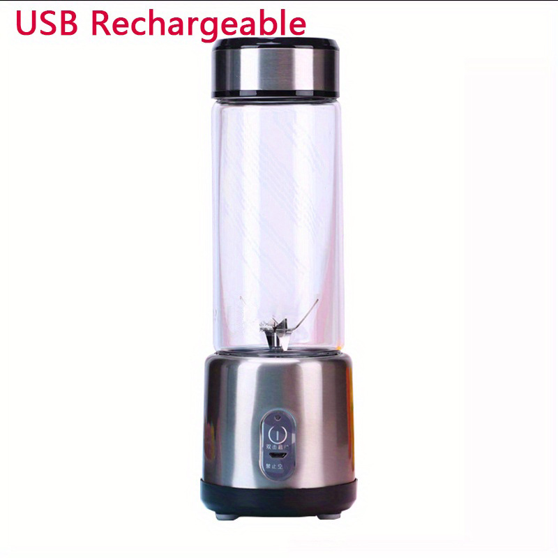 Portable Blender for Shakes and Smoothies, USB Rechargeable Personal  Blender, Mini Blender with a 17.6oz Capacity, Strong Stainless-Steel  Blades, and