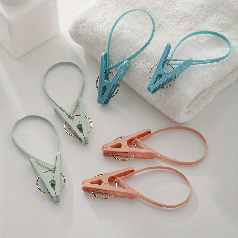 Small Clothes Pins Travel Drying Clip With Lanyard Travel - Temu