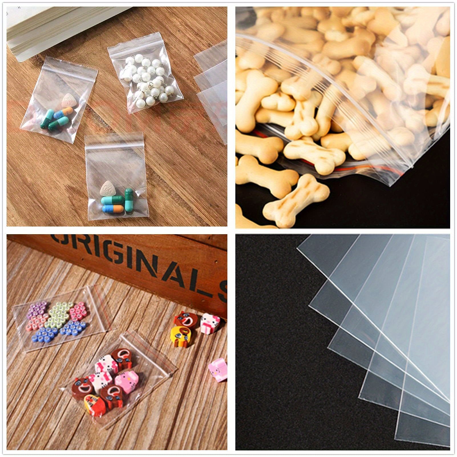 Plastic Packaging Bags Ziplock Pill Packaging Pouches Mini - Temu