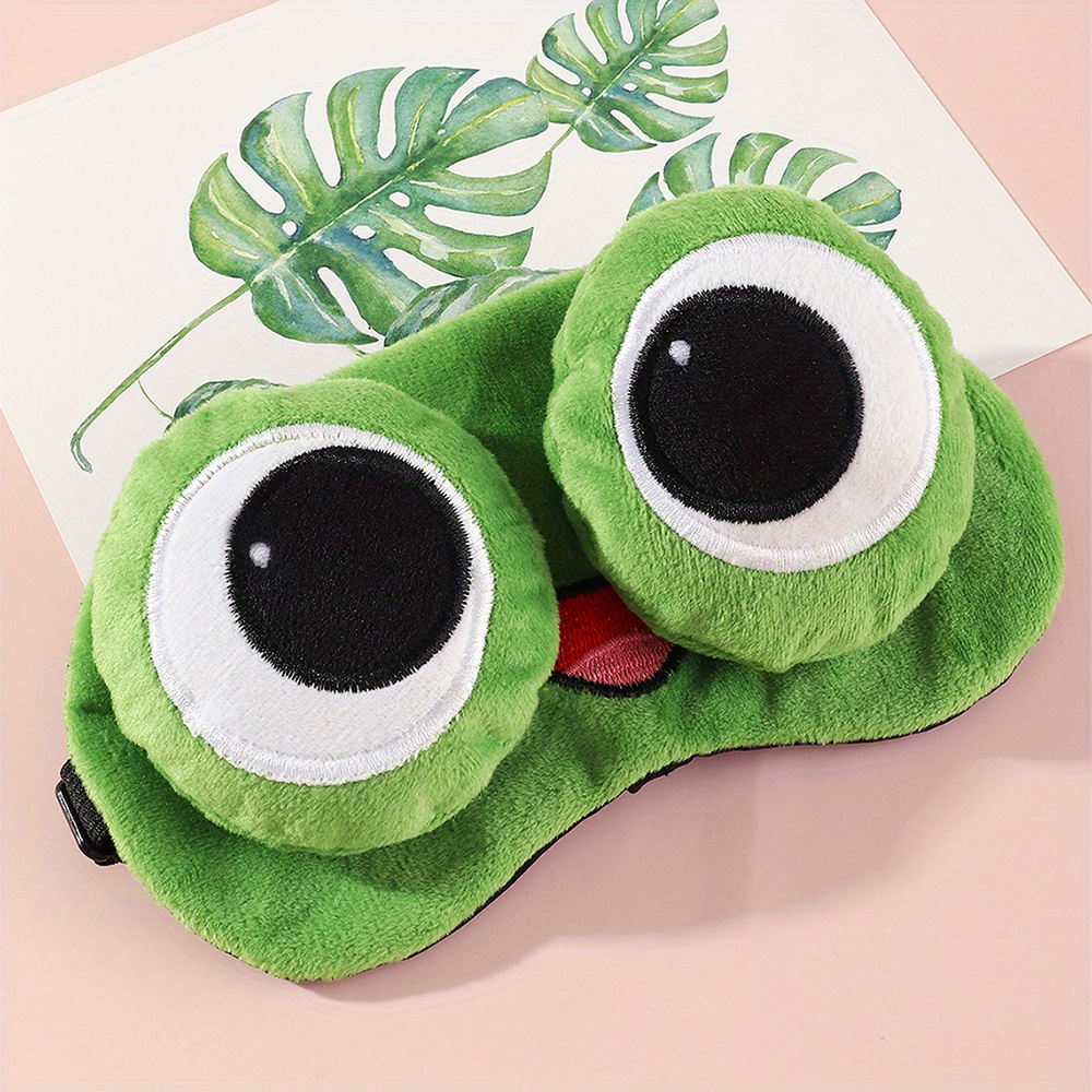 Cute Cartoon Frog Big Eyes Eye Mask