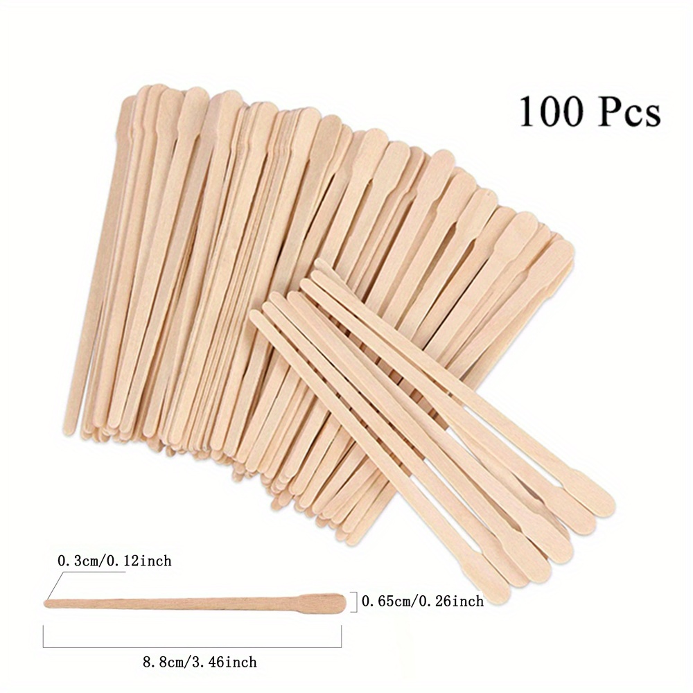 Wooden Wax Sticks Multi purpose Waxing Sticks Spatulas - Temu