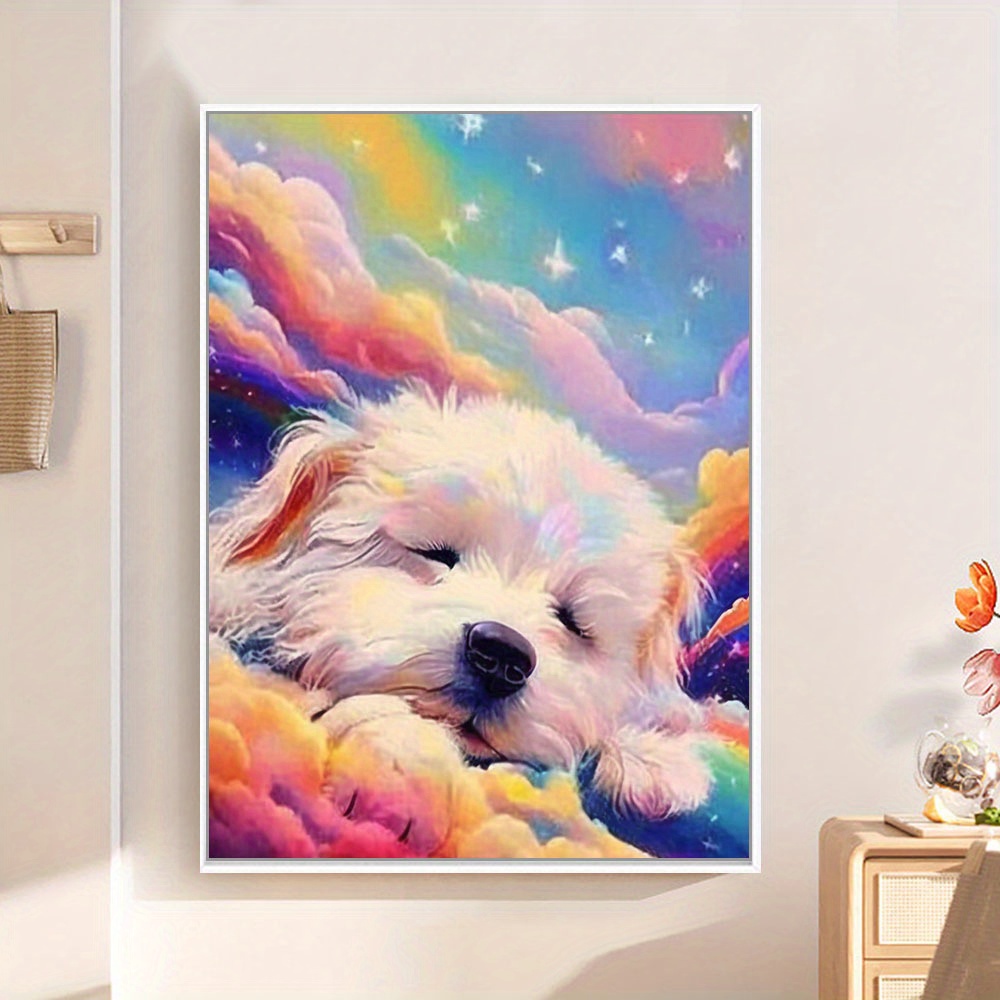 Maltese Dogs 5d Diy Diamond Painting Full Embroidery Cute Pet Home