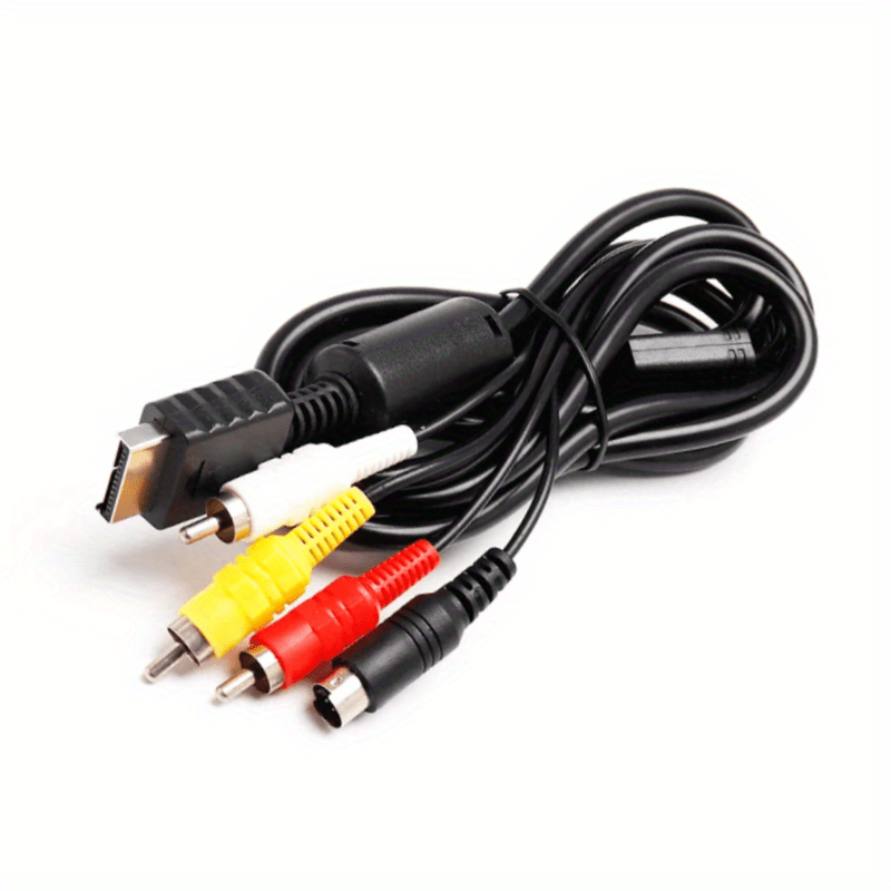 Cable Av To Ps 6 Pies/1 8 M Cable Rca To Ps Cable 3rca Audio - Temu Chile