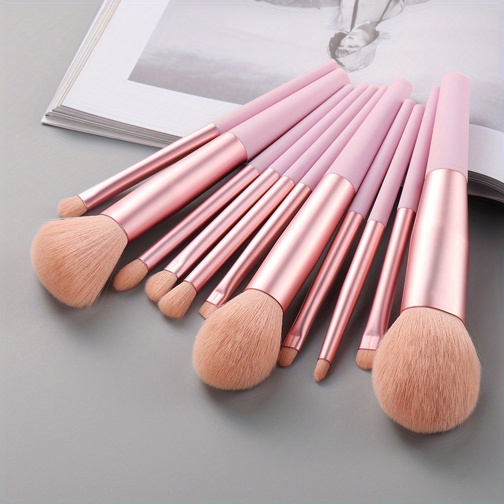 Pro Makeup Brush With Soft Bristles Powder Brush For Blush - Temu