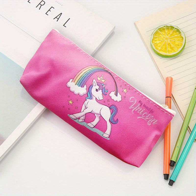 Cute Pencil Case Unicorn Pencil Pouch Medium Capacity Portable