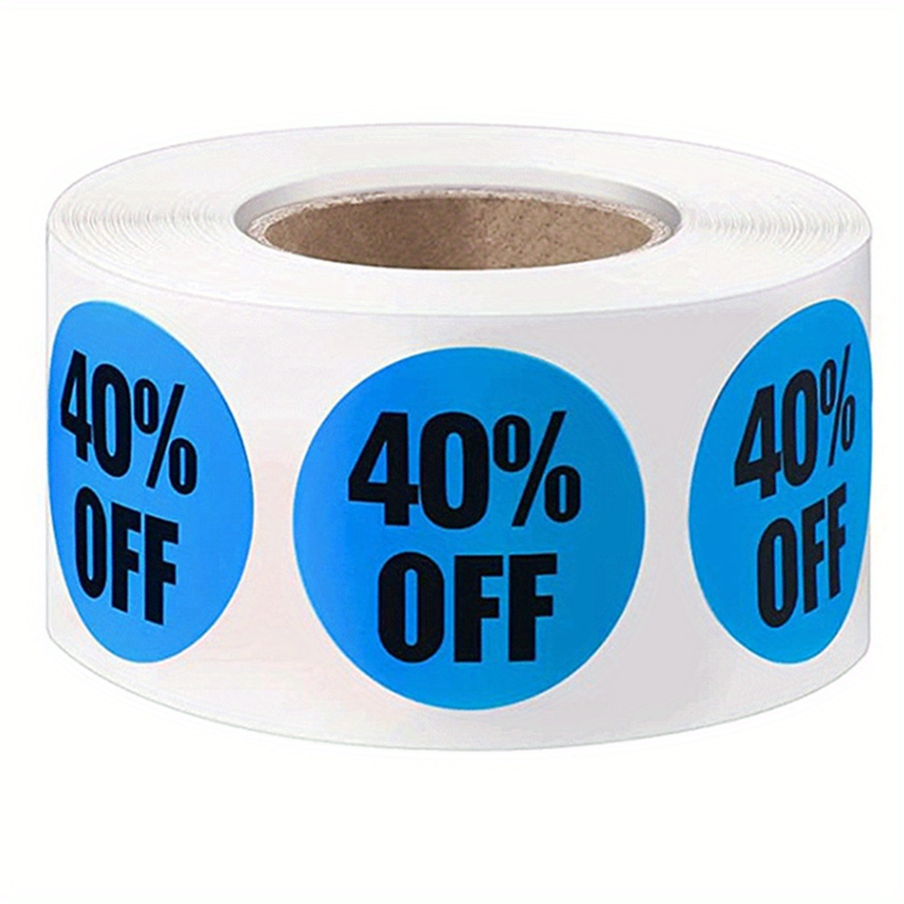 Discount Percent Off Stickers Price Marker Label Sticker 10% - Temu