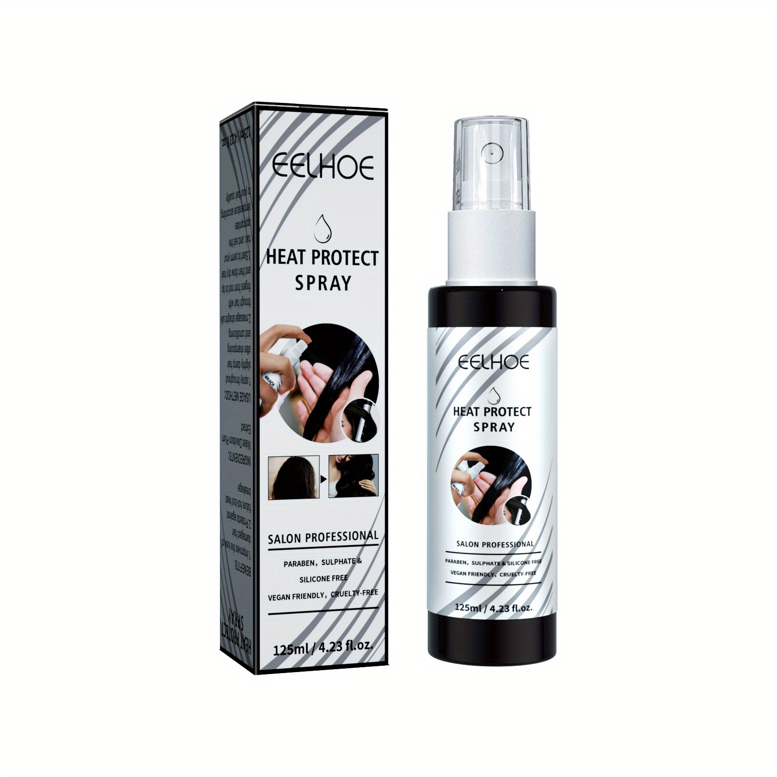 Professional Hair Protect Spray Quick Drying Heat Protectant - Temu