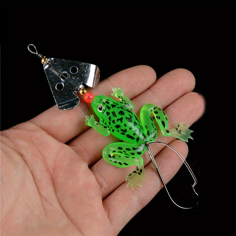 Buy ELECTROPRIME Flexible Fishing baits Flies 18pcs/Set Frog Lure Treble  Hooks Spinners Online at desertcartCyprus