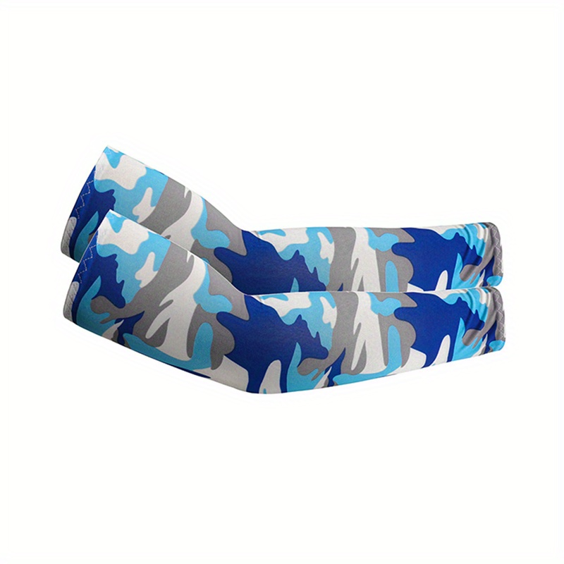 Outdoor Ice Silk Sunscreen Arm Sleeves for Riding Fishing