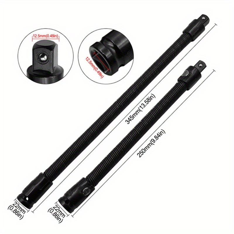 Electric Wrench Elastic Rod Set Universal Flexible Shaft Temu