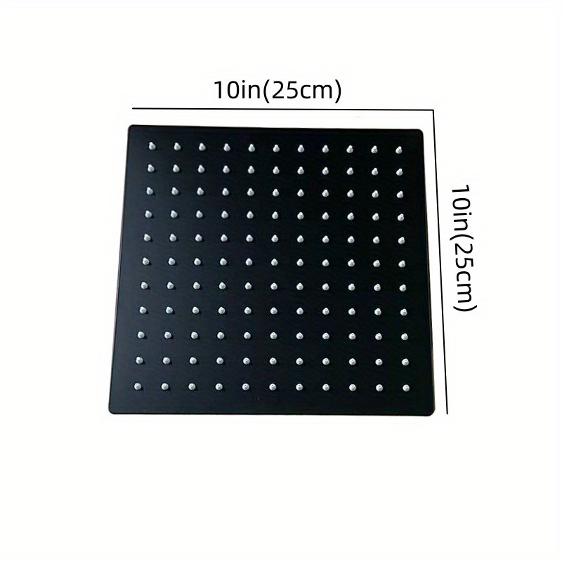 Ultra Thin Stainless Steel Rainfall Shower Head for a Soothing Spray