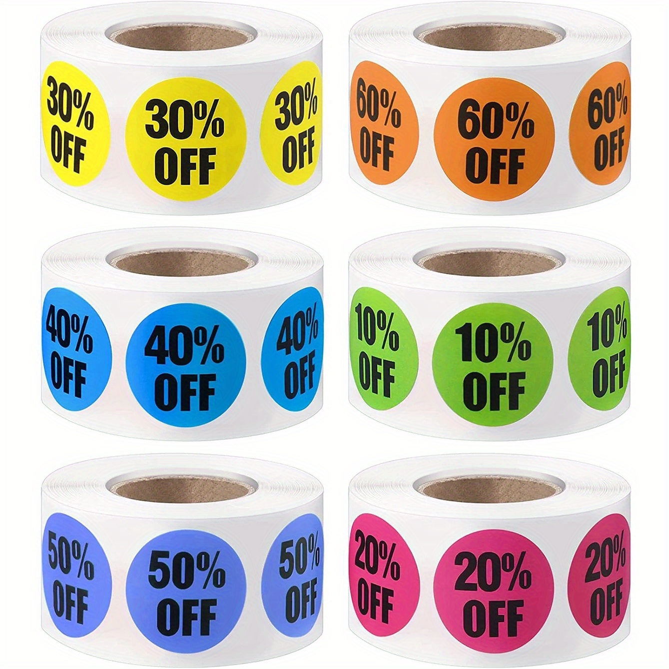 Discount Percent Off Stickers Price Marker Label Sticker 10% - Temu