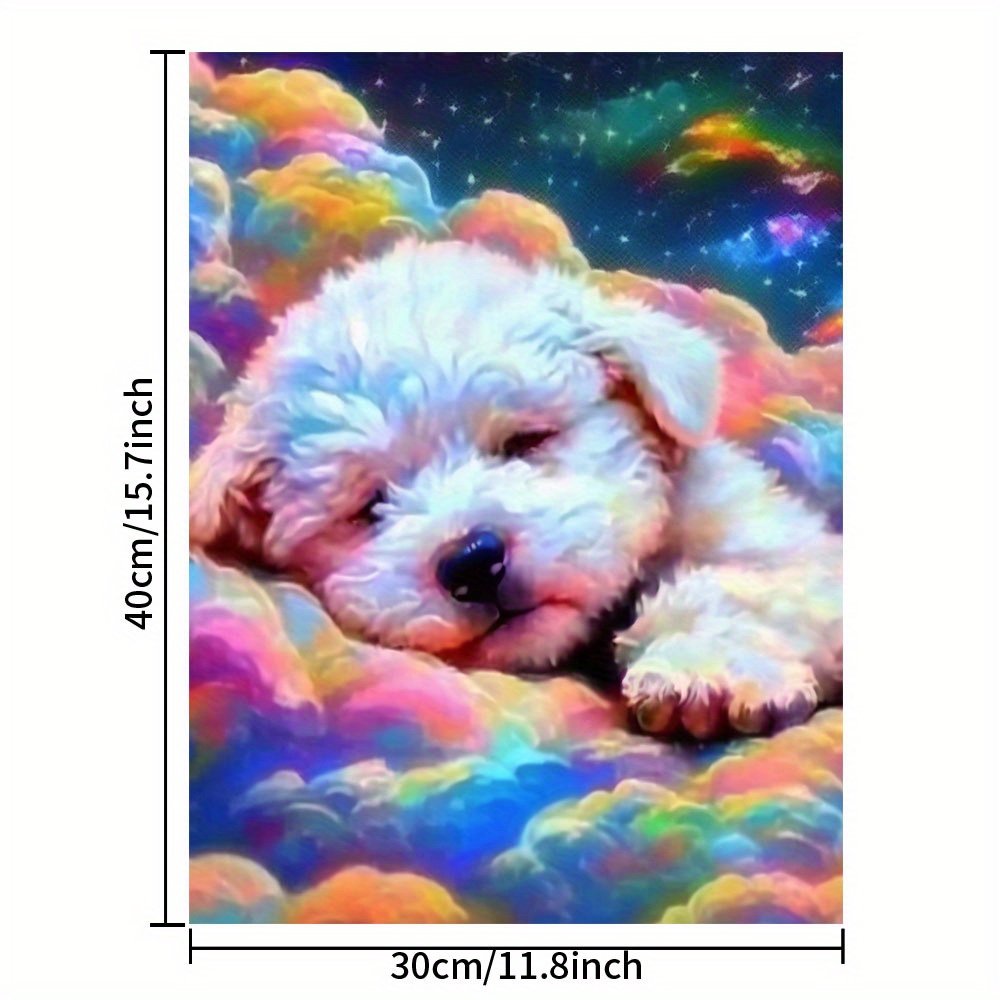 Diamond Painting for Adults-Bichon Frise Dog Diamond Painting Kits for  Adults,5D Cute Dog Portrait Gem Painting,DIY Gem Art for Home Wall Decor  Gifts
