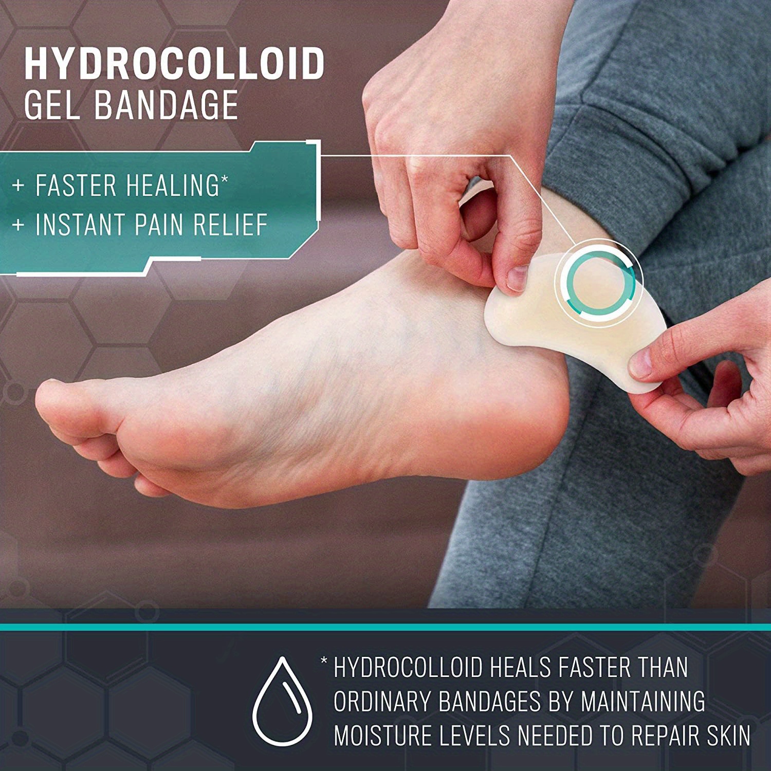 Care Science Fast Healing Hydrocolloid Gel Bandages, Fingers & Toes, 5