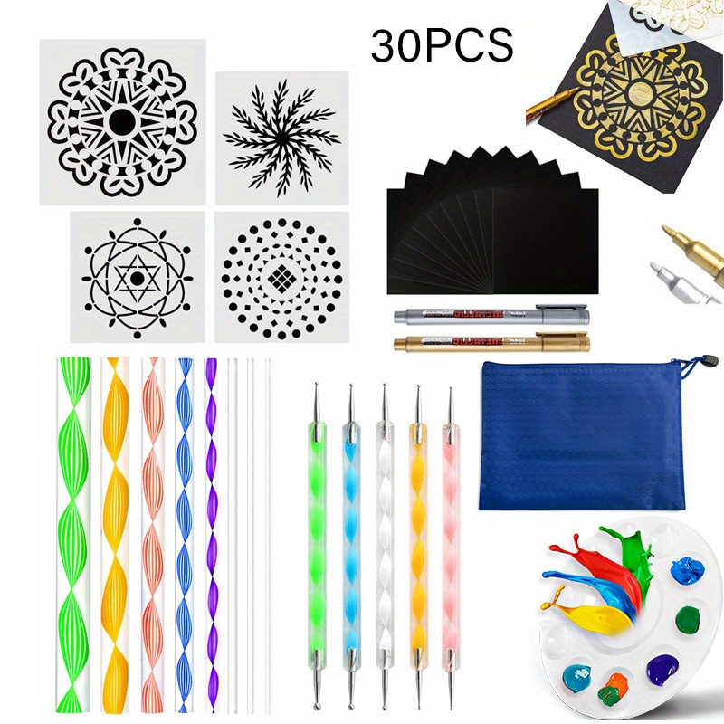 Dot Painting Tool Set 9 tools dotting art mandala stylus